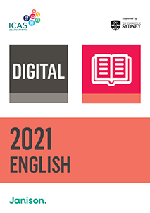 2021 ICAS Digital Past Paper English cover